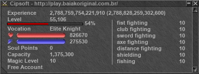 Signature for player Cipsoft